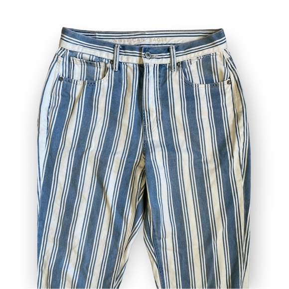 American Eagle Outfitters mom jean with stripes - Picture 4 of 7